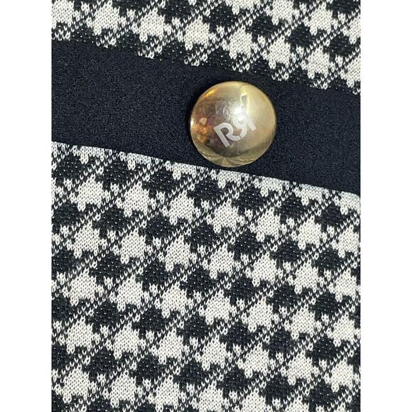 Rinascimento Italy Dress US Size Small Black Plaid Preppy Officecore Old Money - Picture 3 of 11